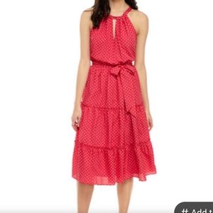 NWT Bleecker 126 Halter Tier Stretch Women Dress